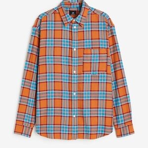 H&M Relaxed Fit Flannel Shirt ~ XXL